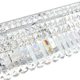 Colosseum 6 Light 26in Vanity Light with Crystals