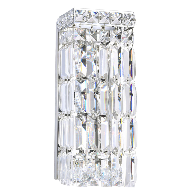 Colosseum Bath Sconce with Crystals