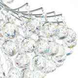 Princess 8 Light 20in Down Chandelier with Crystals