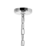 Princess 8 Light 20in Down Chandelier with Crystals