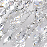 Maria Theresa Chrome Up Chandelier with Crystals