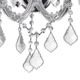 Maria Theresa Chrome Wall Sconce with Crystals