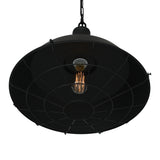 Morgan 1 Light Black Down Mini Pendant