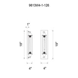 Kiera 1 Light 4in Wall Sconce
