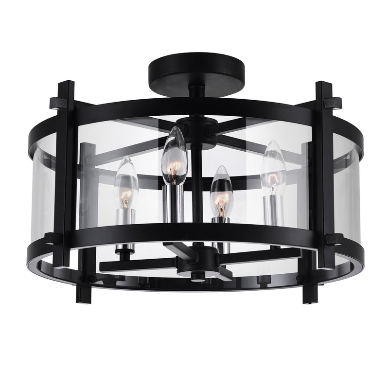 Miette 4 Light 18in Cage Flush Mount