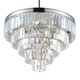 Weiss Chrome Down Chandelier
