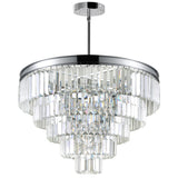 Weiss Chrome Down Chandelier