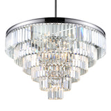 Weiss Chrome Down Chandelier