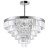Weiss Chrome Down Chandelier