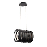 Cabot 4CCT LED Pendant Black By WAC Lighting Side View