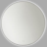 Cadre Round Mirror Medium Brushed Nickel  By Generation Lighting  - With Light