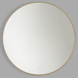 Cadre Round Mirror Medium Satin Brass By Generation Lighting   - Front View1