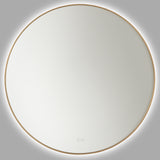 Cadre Round Mirror Medium Satin Brass By Generation Lighting  
