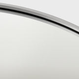 Cadre Round Mirror Small Brushed Nickel By Generation Lighting - Detailed View3
