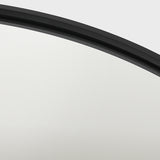 Cadre Round Mirror Small Midnight Black By Generation Lighting  - Detailed View1