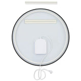 Cadre Round Mirror Small Satin Brass By Generation Lighting - Detailed View4