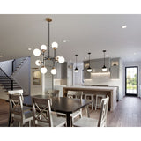 Cafe Chandelier — view 2