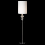 Cairn Floor Lamp detail in Sterling, by Hubbardton Forge