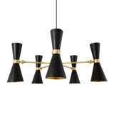 Cairo Chandelier - Matte Black