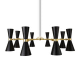 Cairo Chandelier - Matte Black