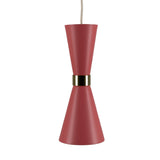 Cairo Coloured Pendant Light - Antique Pink