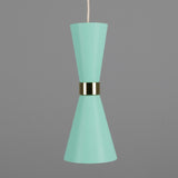 Cairo Coloured Pendant Light - Mint Turquoise