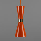 Cairo Coloured Pendant Light - Orange