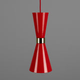 Cairo Coloured Pendant Light - Red