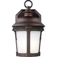Calder Outdoor Wall Lantern — 10 Inch, Antique Bronze