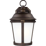 Calder Outdoor Wall Lantern — 12 Inch, Antique Bronze