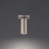 Caliber Outdoor Ceiling Mount Brushed Aluminium By WAC Lighting Detailed View