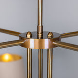 California Two Tier Chandelier - Antique Brass