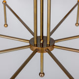 California Two Tier Chandelier - Antique Brass