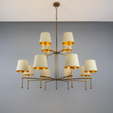 California Two Tier Chandelier - Antique Brass