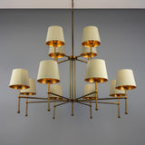 California Two Tier Chandelier - Antique Brass