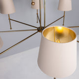 California Two Tier Chandelier - Antique Brass
