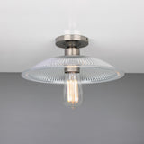 Calix Flush Ceiling Fitting - Antique Silver