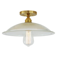 Calix Flush Ceiling Fitting - Polished Brass