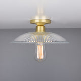 Calix Flush Ceiling Fitting - Satin Brass