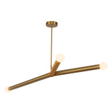 Calla Chandelier — Brushed Gold