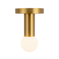 Calla Flush Mount — Brushed Gold