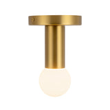 Calla Flush Mount — Brushed Gold