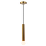 Calla Pendant — Brushed Gold