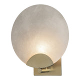 Callisto 1-Light Wall Sconce, shown in Modern Brass, by Hubbardton Forge