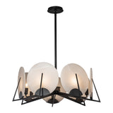 Callisto 7-Light Pendant, shown in Black, by Hubbardton Forge