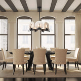 Callisto 7-Light Pendant lifestyle view by Hubbardton Forge