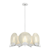 Callisto 7-Light Pendant in White by Hubbardton Forge