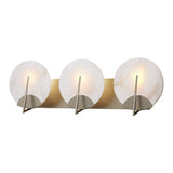 Callisto Vanity Light in Soft Gold by Hubbardton Forge