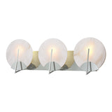 Callisto Vanity Light in Sterling by Hubbardton Forge