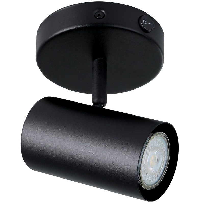Calloway Wall/Ceiling Spot Light Black By Eglo